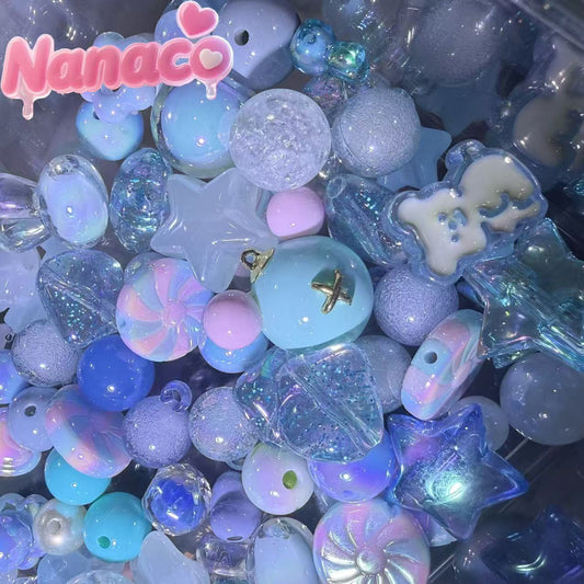 水色ビーズ福袋（ぬいぐるみ入り可能)
